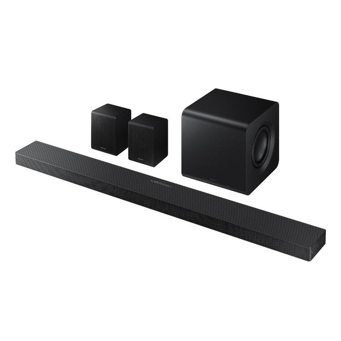 Samsung HW-QS750F | Barre de son - 5.1.2 canaux - Dolby ATMOS - Avec caisson de graves sans fil - Série Q - Bluetooth - Noir-Sonxplus Rimouski