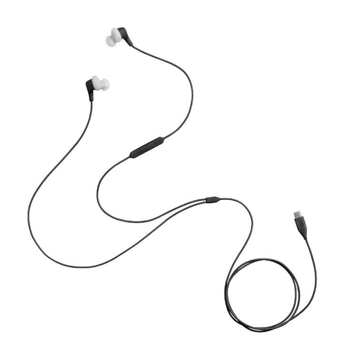 JBL Endurance Run 3C | Écouteurs intra-auriculaires - USB-C - Sport - Filaire - IP65 - Noir/Gris-SONXPLUS Rimouski