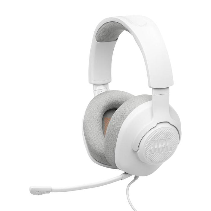 JBL Quantum 100 M2 | Wired Over-Ear Gaming Headset - Compatible with All Platforms - White-SONXPLUS Rimouski