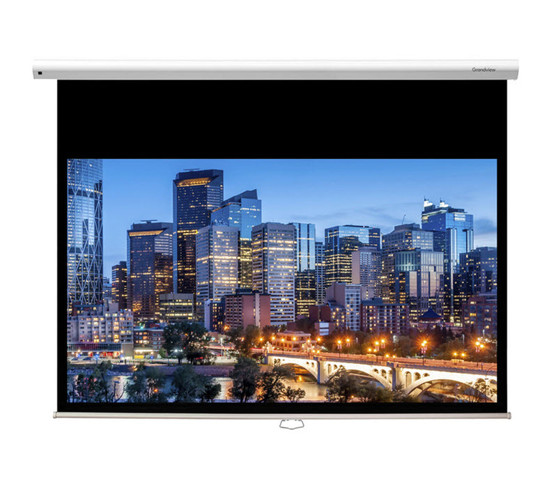 Grandview GV-CMA092 | Manual projection screen "Cyber"- 92" - ratio 16:9-SONXPLUS Rimouski