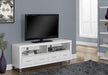 Monarch Specialties I2518 | TV stand - 60" - 4 Drawers - White-SONXPLUS Rimouski