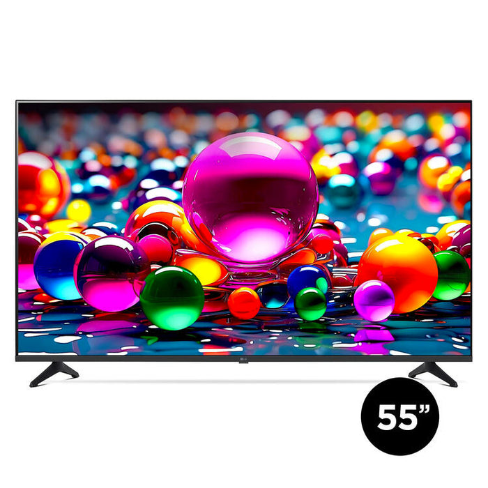 LG 55UA7700PUB | Téléviseur 55" - 4K Ultra HD - DEL - Série UA7700 - HDR - Smart WebOS - 60 Hz natif - Processeur IA a7 Gen8 4K - Noir | 01 | Sonxplus Rimouski