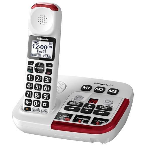 Panasonic KX-TGM490S | Téléphone sans fil - 1 combiné - Répondeur - Amplifié 3X - Argenté-SONXPLUS Rimouski