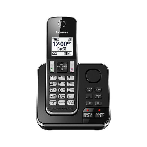 Panasonic KX-TGD390B | Téléphone sans fil - 1 combiné - Répondeur - Noir-SONXPLUS Rimouski