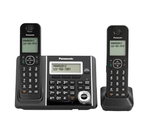 Panasonic KX-TGF342B | Téléphone sans fil - 2 combinés - Répondeur - Noir-SONXPLUS Rimouski