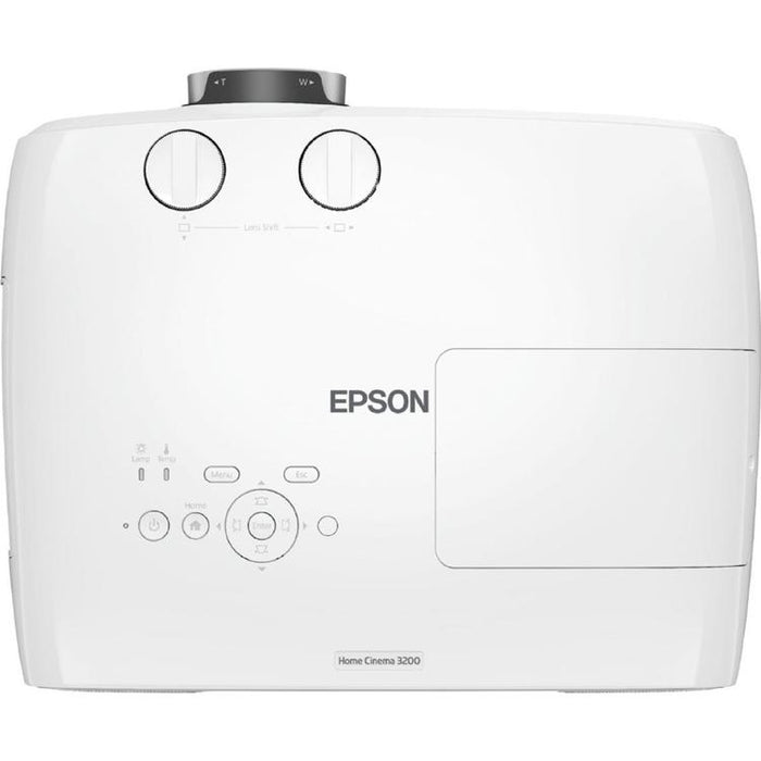 Epson Home Cinema 3200 | Projecteur 3LCD Cinéma maison - 16:9 - 4K Pro-UHD - Blanc-SONXPLUS Rimouski