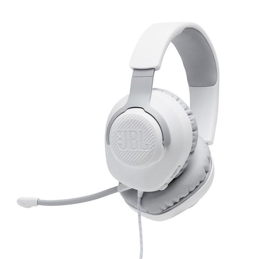 JBL Quantum 100 | Casque de jeu filaire circum-auriculaire - Blanc-SONXPLUS Rimouski