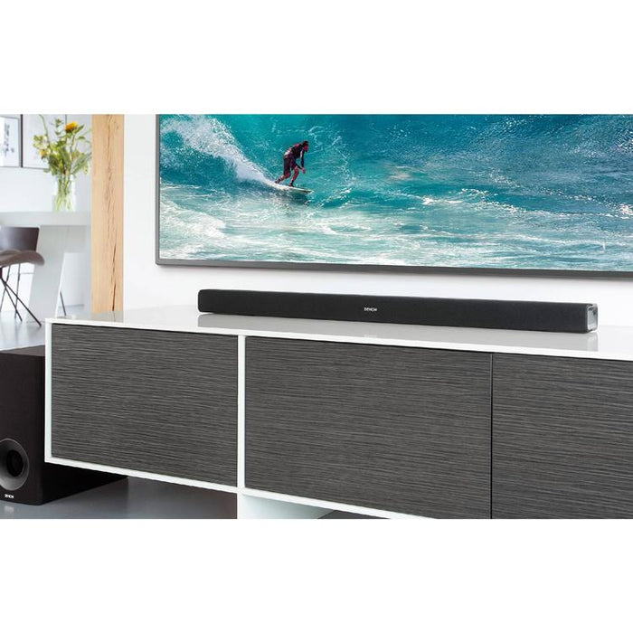 Denon DHT-S316 | Système de Barre de son Cinéma maison - 2.1 canaux - Bluetooth - Caisson de graves sans fil - Noir-SONXPLUS Rimouski