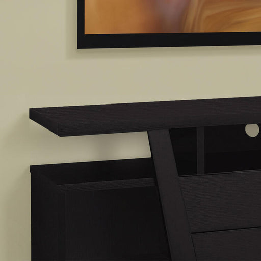 Monarch Specialties I2720 | TV Stand - 60" - 2 Storage Drawers - Espresso-SONXPLUS Rimouski