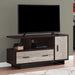 Monarch Specialties I2805 | TV stand - 48" - 1 Drawer - 1 Cabinet - Espresso/Taupe-SONXPLUS Rimouski