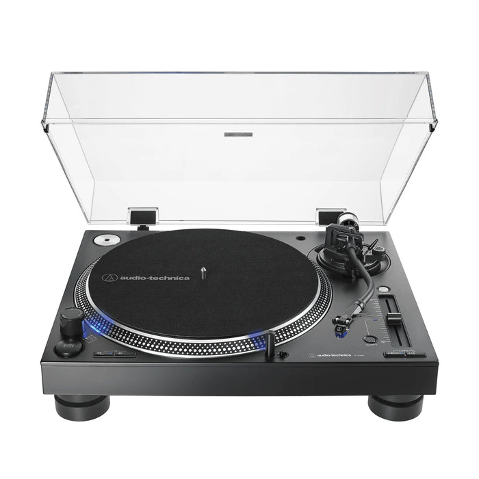 Audio-Technica LP140XP | Table tournante manuelle - Entraînement direct professionnelle - Noir | 01 | Sonxplus Rimouski