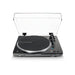Audio-Technica AT-LP70XBTBS | Table tournante Stéréo - Sans fil - Bluetooth - Entraînement par courroie - Entièrement automatique - Noir/Argent | 01 | Sonxplus Rimouski