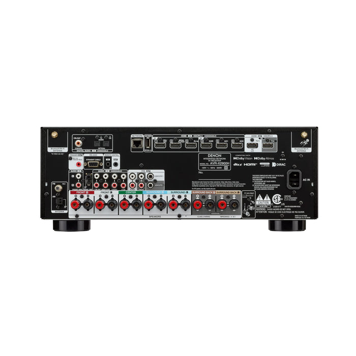 Denon AVRX2900H | Récepteur AV - 7.2 canaux - Cinéma maison - 8K - HEOS - Noir | 03 | Sonxplus Rimouski