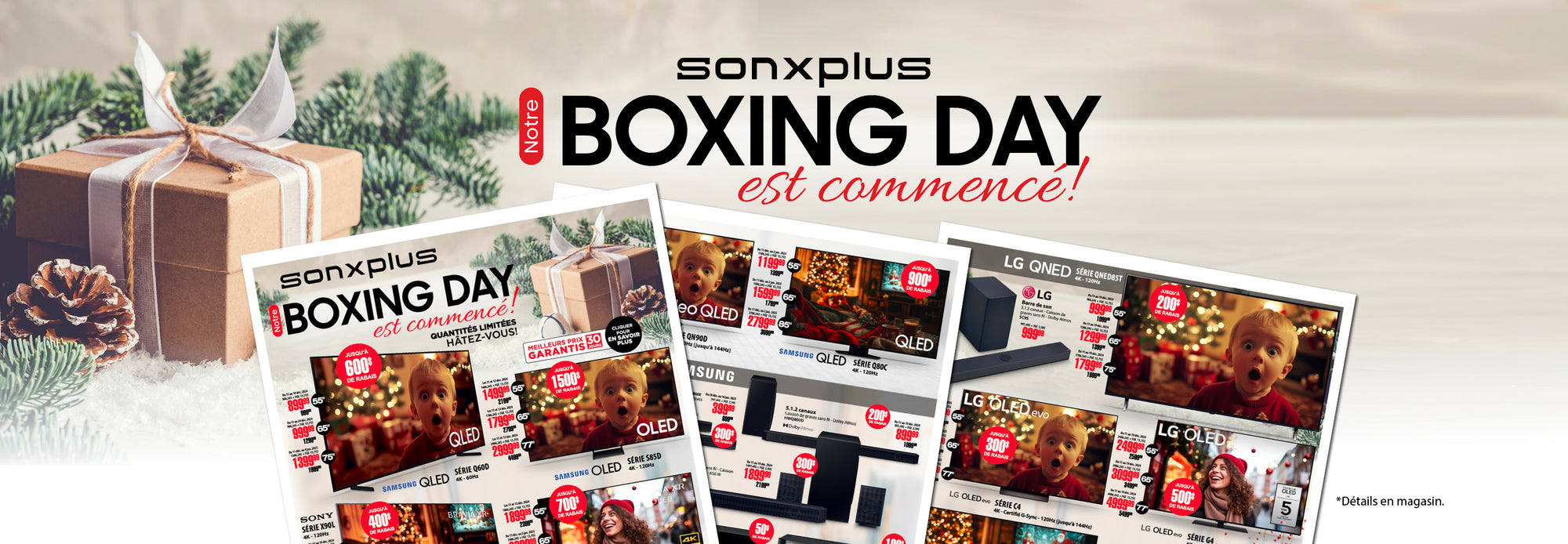 Flyer Boxing Day 2024 | SONXPLUS Rimouski