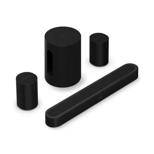 Sonos | Ensemble immersif avec Beam Ultra + Sub Mini + 2 Era 100 - Noir | 01 | Sonxplus Rimouski