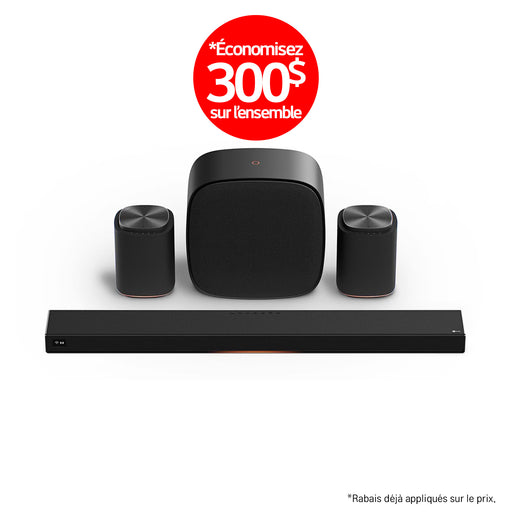 LG Sound Suite | Immersive suite 7 Pro - Barre de son H7+2M7+W7 | 01 | Sonxplus Rimouski