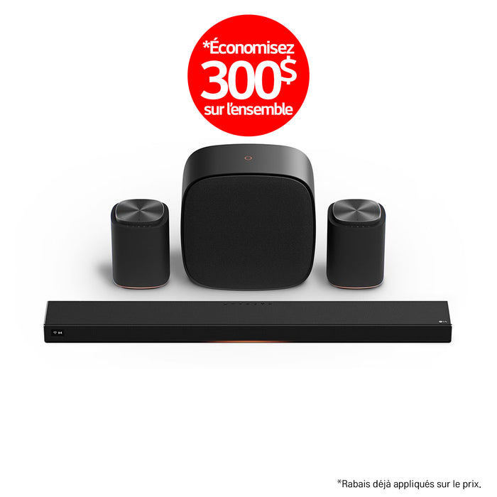 LG Sound Suite | Immersive suite 7 Pro - Barre de son H7+2M7+W7 | 01 | Sonxplus Rimouski