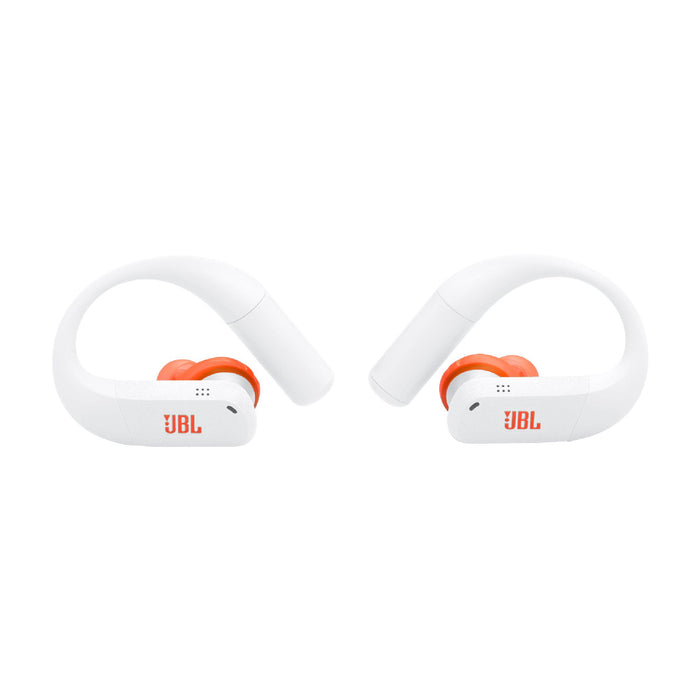 JBL Endurance Peak 4 | In-Ear Headphones - TwistLock  - White/Orange | 04 | Sonxplus Rimouski