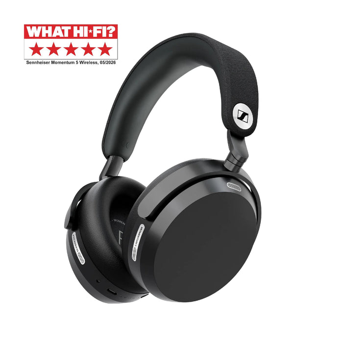 Sennheiser MOMENTUM 5 Wireless | Écouteurs supra-auriculaires - Sans fil - Réduction adaptative du bruit - Noir | 04 | Sonxplus Rimouski
