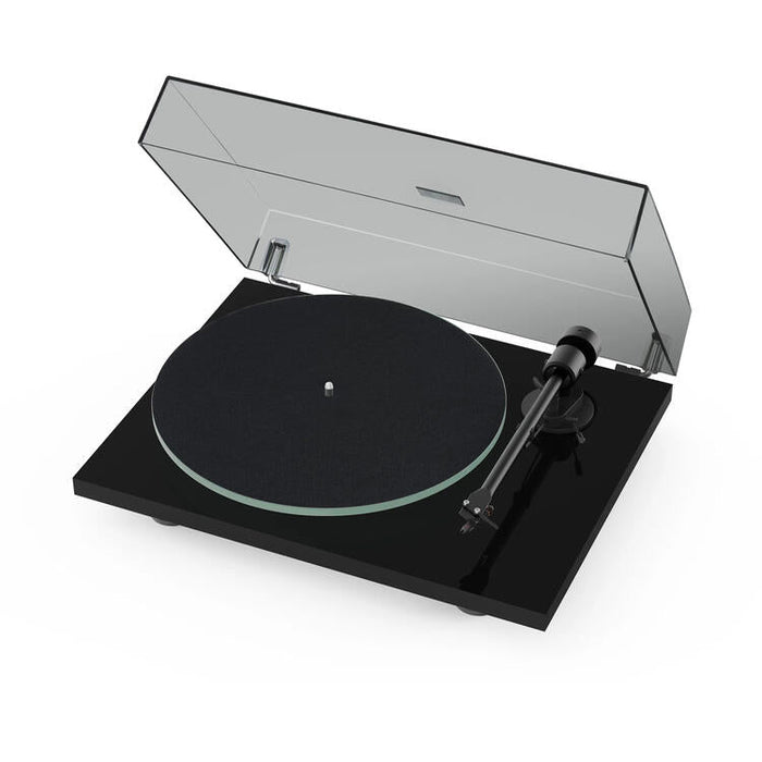 Pro-Ject T1 EVO Phono | Turntable - Cartridge (OM10) - Piano Black | 01 | Sonxplus Rimouski