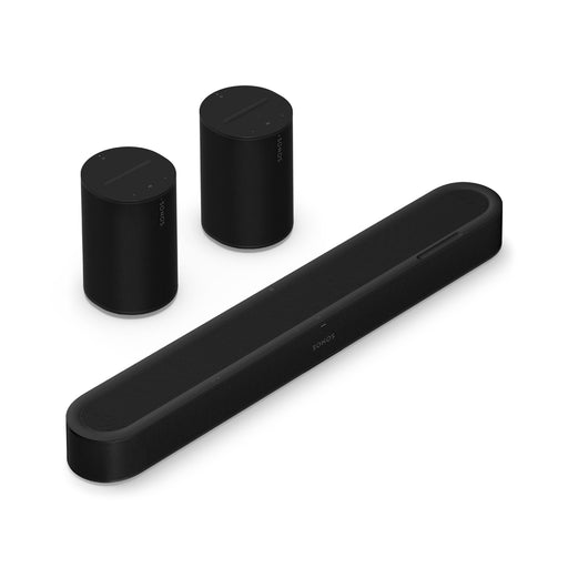 Sonos | Ensemble de son ambiophonique avec Beam Ultra + 2 Era 100 - Noir | 01 | Sonxplus Rimouski
