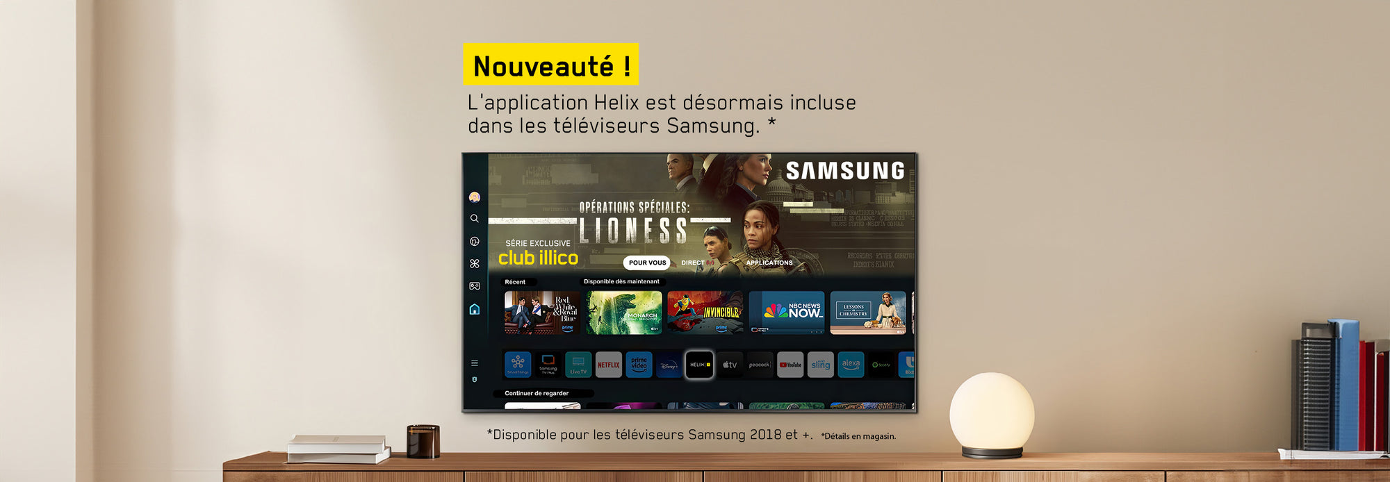 Helix application with Samsung | SONXPLUS Rimouski