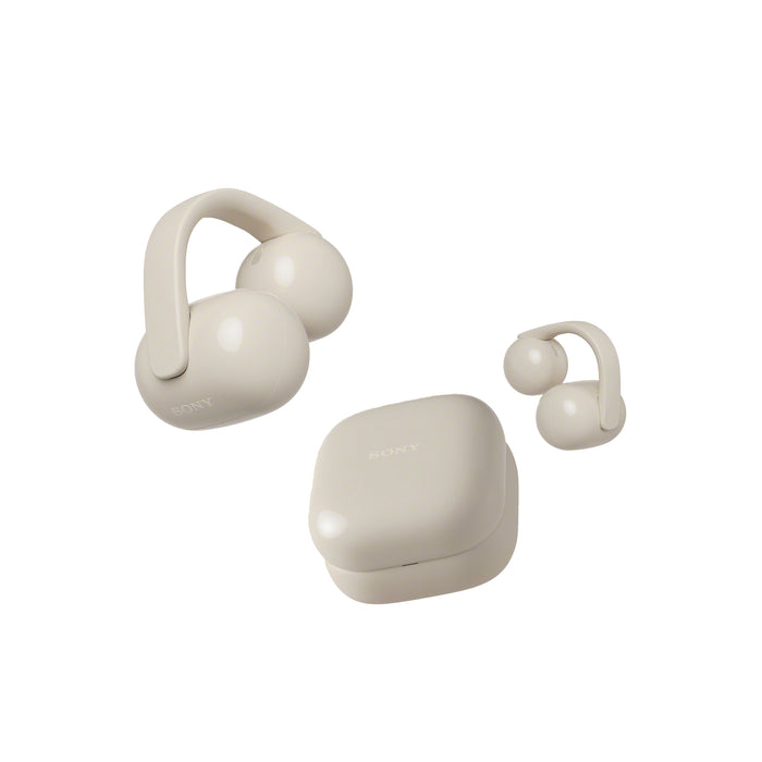 Sony Linkbuds Clip | In-ear headphones - Wireless - Cream | 01 | Sonxplus Rimouski