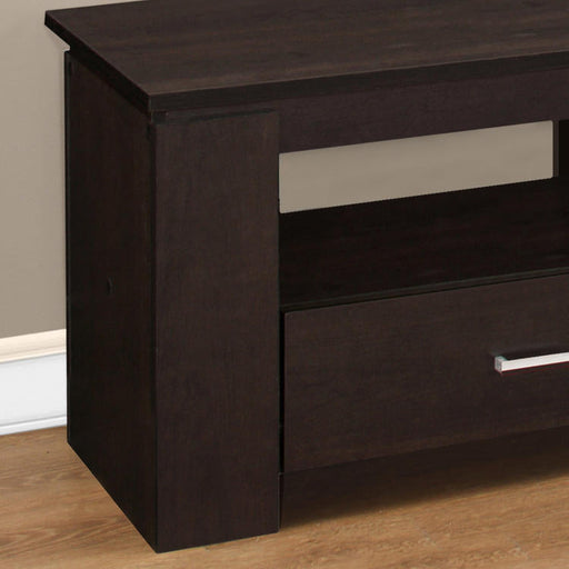 Monarch Specialties I 2600 | TV Stand - 48" - 2 Storage Drawers - Espresso-SONXPLUS.com