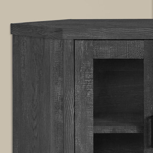 Monarch Specialties I 2716 | TV stand - 42" - Corner - Imitation wood - Black-SONXPLUS.com