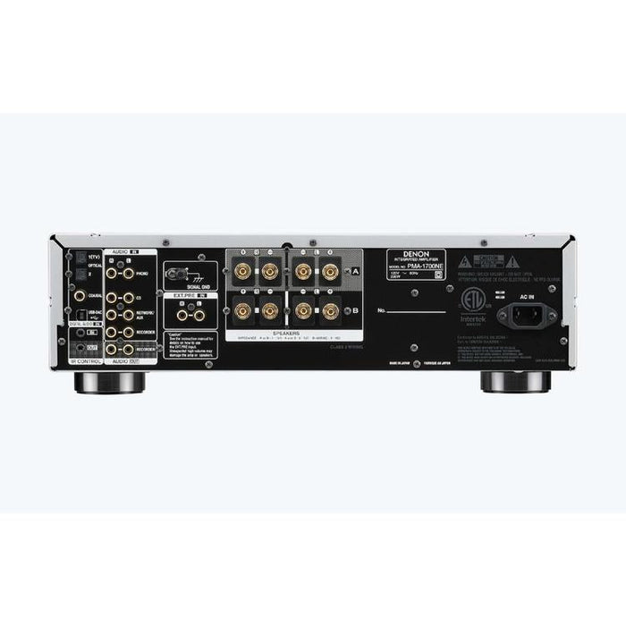 Denon PMA-1700NE | Integrated Amplifier - 140W - Push-pull MOS circuit - Argent-SONXPLUS.com