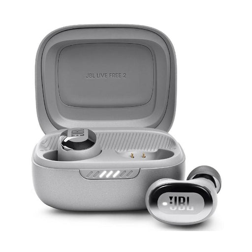 JBL Live Free 2 | In-Ear Headphones - 100% Wireless - Bluetooth - Smart Ambient - Microphones - Silver-SONXPLUS Rimouski