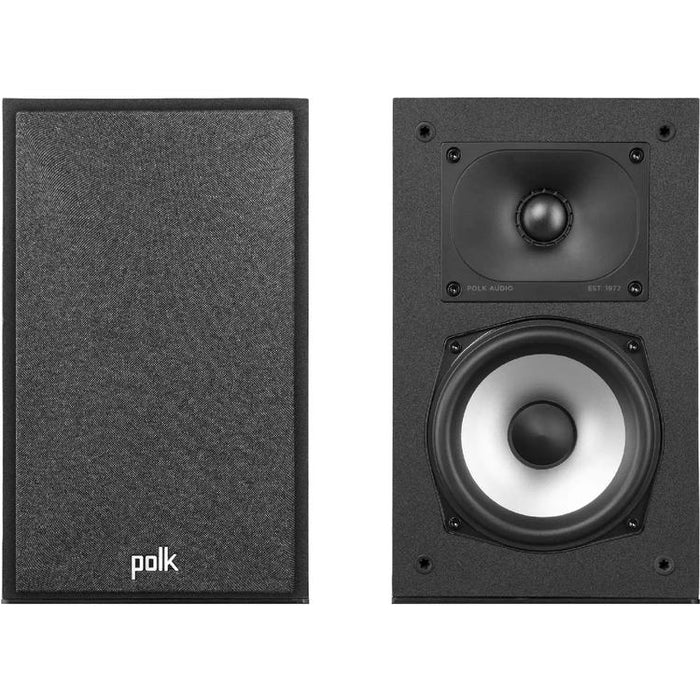 Polk Monitor XT15 | Bookshelf Speakers - Hi-Res Audio Certified - Compact - Black - Pair-Sonxplus 