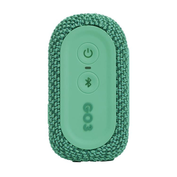 JBL Go 3 Eco | Mini Haut-parleur - Ultra-portable - Bluetooth - IP67 - Vert-SONXPLUS.com