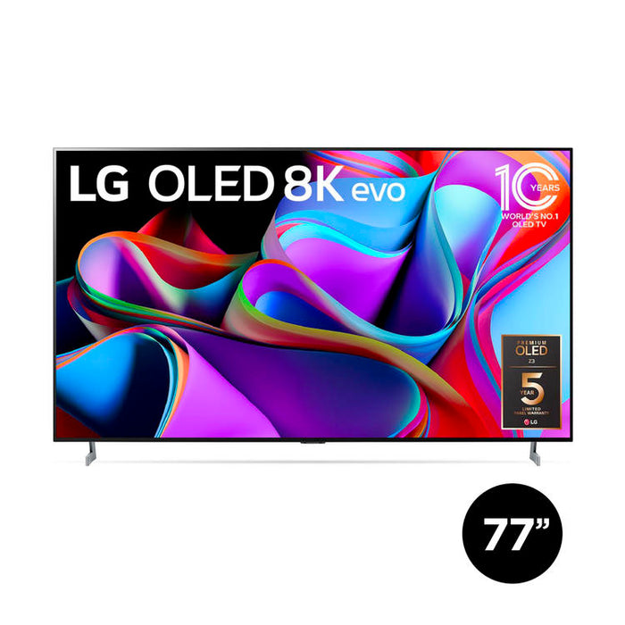 LG OLED77Z3PUA | 77" 8K OLED Evo Smart TV - Z3 Series - ThinQ AI - Processor α9 AI 8K Gen6 - Black-SONXPLUS Rimouski