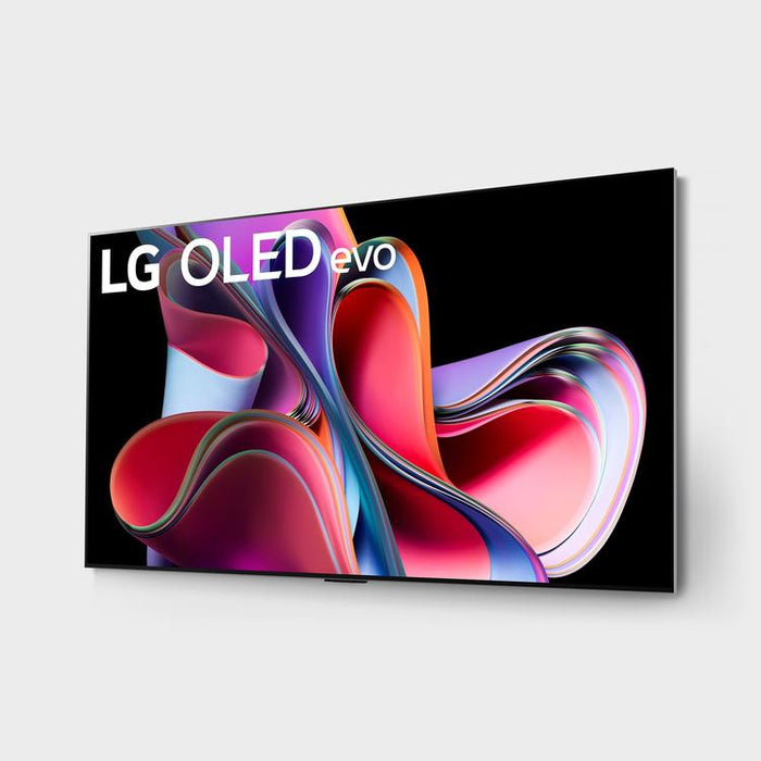 LG OLED55G3PUA | Téléviseur intelligent 55" 4K OLED Evo - Edition Gallery - Série G3 - Cinéma HDR - Processeur IA a9 Gén.6 4K - Noir-SONXPLUS.com