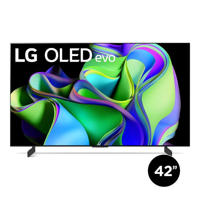 LG OLED42C3PUA | Téléviseur intelligent 42" OLED evo 4K - Série C3 - HDR - Processeur IA a9 Gen6 4K - Noir-SONXPLUS Rimouski