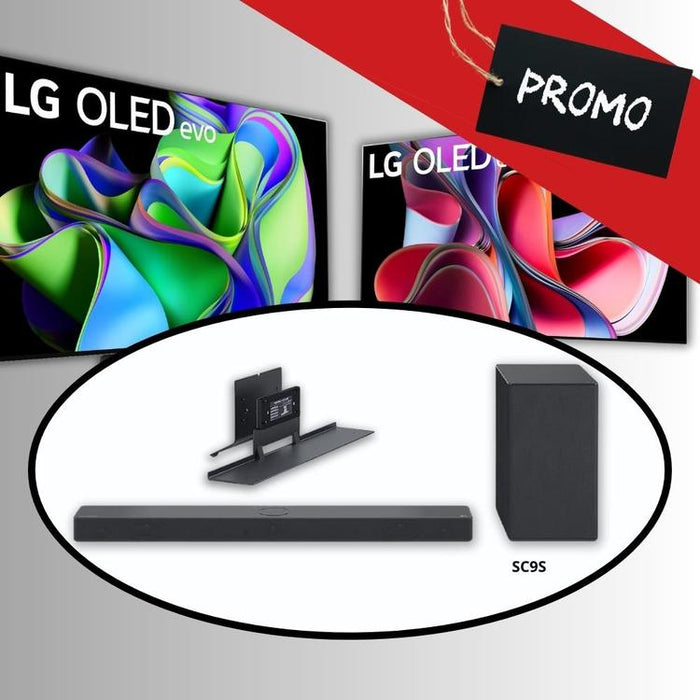 LG OLED55C3PUA | Téléviseur intelligent 55" OLED evo 4K - Série C3 - HDR - Processeur IA a9 Gen6 4K - Noir-SONXPLUS Rimouski
