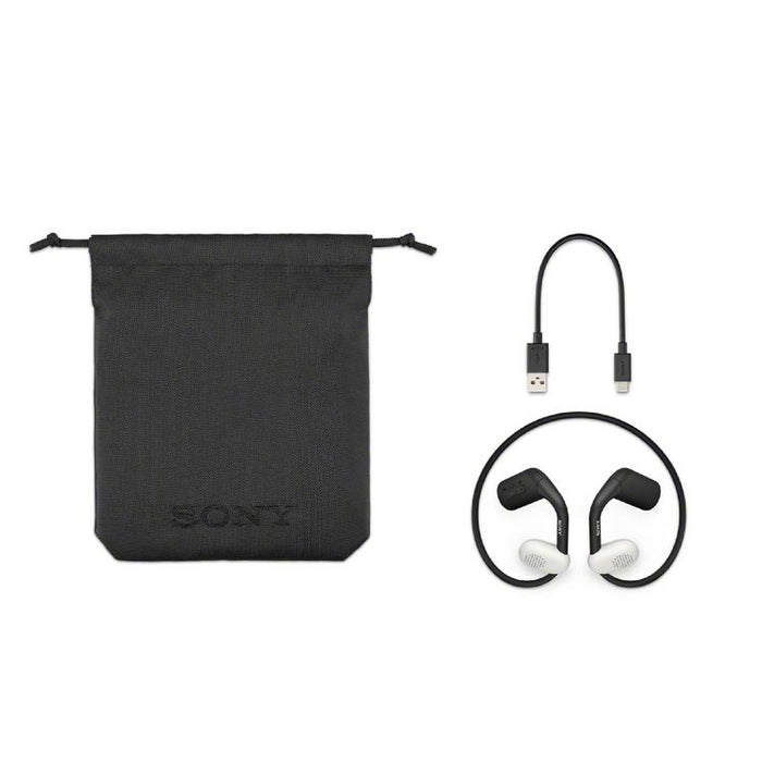 Sony Float Run WIOE610 | Ecouteurs avec micro - Supra-auriculaires - Bluetooth - Sans fil - Noir-SONXPLUS Rimouski