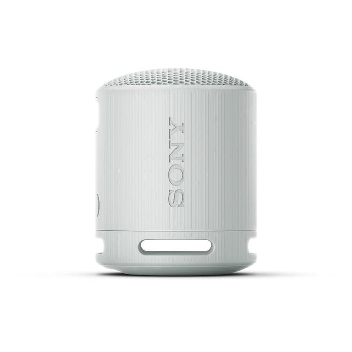 Sony SRS-XB100 | Haut-parleur portatif - Sans fil - Bluetooth - IP67 - Gris clair-Sonxplus Saint-Sauveur