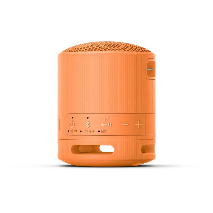Sony SRS-XB100 | Haut-parleur portatif - Sans fil - Bluetooth - IP67 - Orange-SONXPLUS Rimouski
