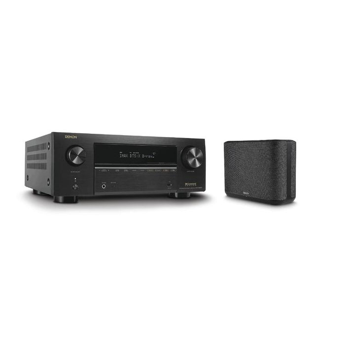 Denon AVRX3800H & HOME250 | 9-channel AV receiver and wireless speaker - Home theater - Auro 3D - 8K - HEOS - Black-SONXPLUS Rimouski