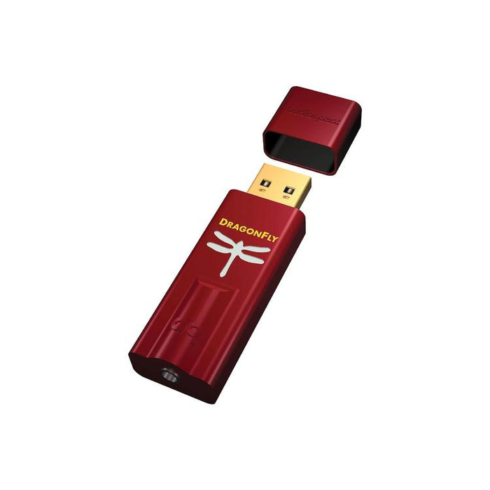 Audioquest DragonFly | Amplificateur DAC/Casque USB Type A - Sortie 2.1v - Rouge-Sonxplus Rimouski