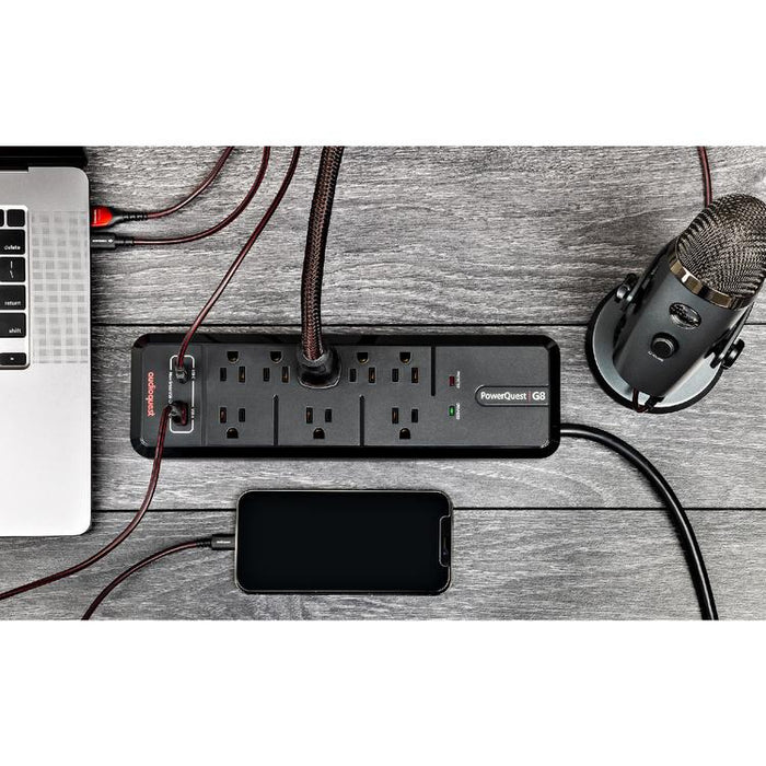 Audioquest PQ G8 | Surge Protector - 10 Outlets - Micro-Spike Technology-SONXPLUS Rimouski