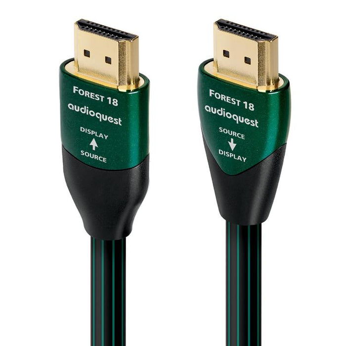 Audioquest Forest | Câble HDMI actif - Transfert jusqu'à 8K Ultra HD - HDR - eARC - 18 Gbps - 10 Mètres-SONXPLUS Rimouski
