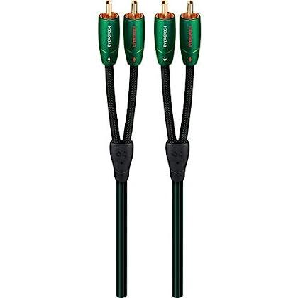 Audioquest Evergreen | RCA to RCA Cable - Gold Plated Plugs - 1 Meter-Sonxplus Rimouski
