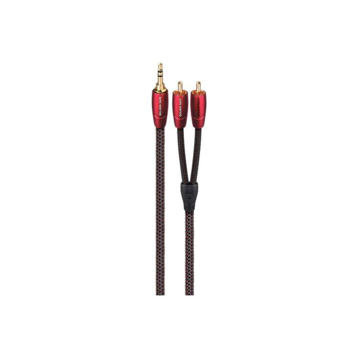 Audioquest Golden Gate | 3.5mm to RCA Cable - Gold Plated Plugs - 1 Meter-Sonxplus Rimouski