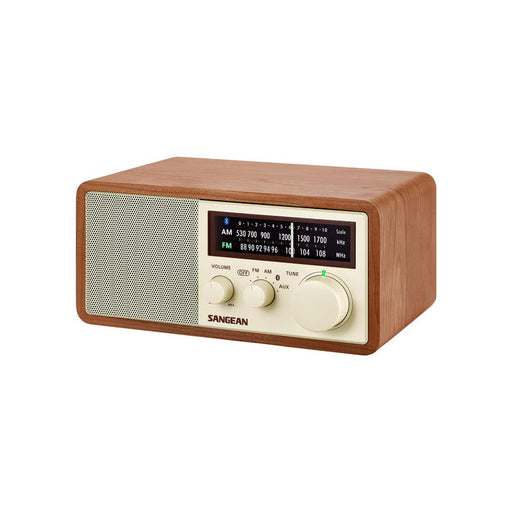 Sangean WR-16 | Radio Am/Fm - Auxiliaire - Bluetooth - Rétroéclairé - Noyer-SONXPLUS Rimouski