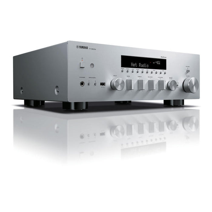 Yamaha R-N600A | Network/Stereo Receiver - MusicCast - Bluetooth - Wi-Fi - AirPlay 2 - Silver-SONXPLUS Rimouski