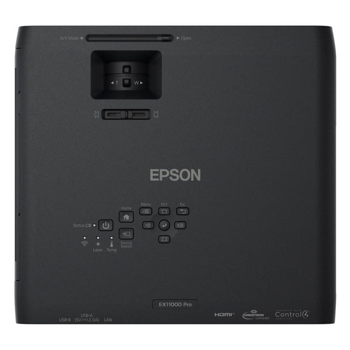 Epson EX11000 | Laser projector - 3LCD FHD 1080p - 4600 Lumens - Wireless - Black-SONXPLUS Rimouski