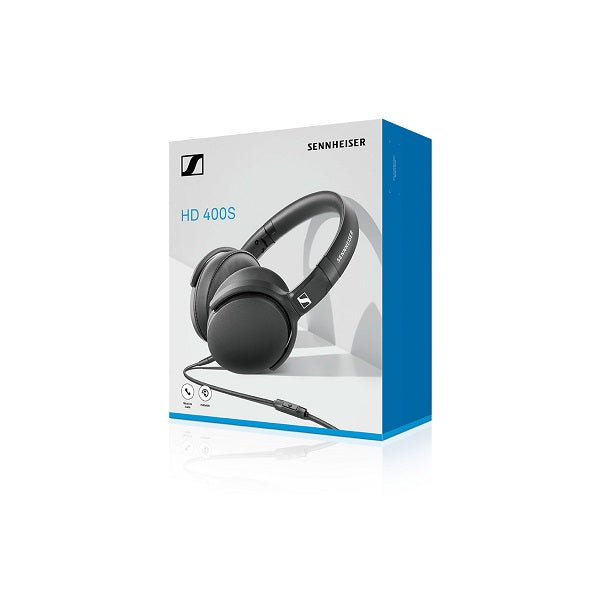 Sennheiser HD 400s | Wired Circum-Aural Headphones - Black-SONXPLUS.com